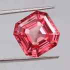 Natural Padparadscha Sapphire Asscher Cut Egl Certified 11 55 Ct Loose Gemstone
