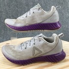 Reebok Shoes Mens 6 Flashfilm Running Sneakers Gray Low Top Lace Up Sport Dv8244