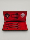 Vintage Dart World Piranha Ii Dart Set Of 3 In Case 90  Tungsten Steel Tip