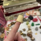 Thimbles Sewing Antique Vintage Lot Of 4