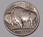 1936 D Buffalo Nickel - Full Date - Circulated  free Shipping  