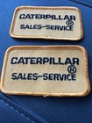 2 Vintage Caterpillar Sales And Service Patchs 3    X 2    Construction Equipment