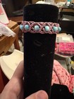 Blue Cats Eye Bead Necklace  Bracelet  And Two Sets Of Earings