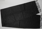 Nwt Men s Club Room Luxury Dark Gray Cashmere Scarf With Fringe   125 