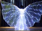 White Led Dance Wings For Adults