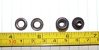 Black Metal Eyelet   Washer Grommet Crafting 50 Pcs