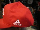 Red New England Revolution Logo Snapback Hat Adidas Mls Osfa
