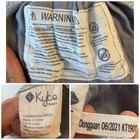 Kyte Baby O Ring Sling Wrap Baby Carrier Gray Linen Rose Gold Rings 75    Wrap