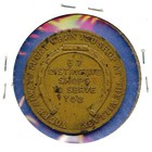 1955 Town And Country Village Los Angeles Good Luck Shopping Token Vintage Coin