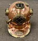 Antique 18  Diving Helmet Maritime U s Navy Mark V Scuba Boston Divers Helmet