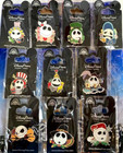      Nightmare Before Christmas Holiday 10 Pin Set - Jack Skellington Holiday Pins