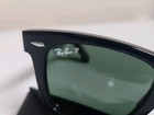 Ray-ban Wayfarer Polarized Black And Green G-15 Original Unisex 50x22mm Rb2140