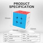 Speed Cube 3x3x3 Stickerless Magic Cube 3x3 Fast Smooth Professional