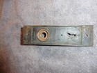 Antique Keyhole Cast Bronze Victorian Eastlake Door Knob Back Plate 6  Embossed