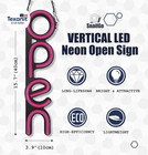 Open Signs For Business led Neon Open Sign 16x6 Inch Lighted Sign For Restaurant