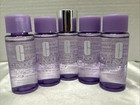 Lot Of 5 Clinique Take The Day Off Makeup Remover Eyes  lips 1 7 Oz 50 Ml 8 5 Oz