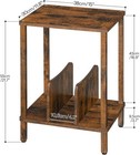 Small End Table  2-tier Record Player Stand Vinyl Record 11 8 d X 15 w X 21 7 h