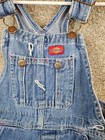 Dickies Youth Boy Medium 5 6 Denim Jean Overalls Bibs Blue Cotton  Farmer