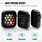 2 Pack Privacy Case For Apple Watch Screen Protector  Anti-spy Tempered Glass Fi