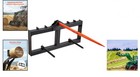Versatile 49  Hay Spear Attachment - 1600 Lbs Capacity For Tractors And Loaders