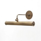 14  Brass Picture Light     Vintage Antique Wall Lamp Solid Brass Fixture 