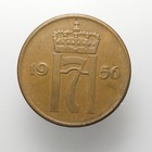 Norway 5 Ore 1956 Coin Z602