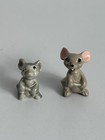 Vintage  Set Of 2 Miniature Possible Hagen Renaker Mouse Tiny