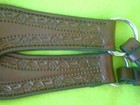 New Allegany Mountain High Quality Wide Contour Breast Collar tooled watt Buckle