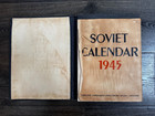 Soviet Calendar 1945 Foreign Languages Publishing House Moscow Wwii Era