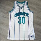 Dell Curry 1991 Charlotte Hornets Pro Cut Champion Jersey 48  4 Authentic Team