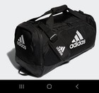 Brand New Adidas Team Issue  Medium Duffel Bag Black white