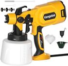 Paint Sprayer 850w Hvlp Electric Spray Gun With 4 Nozzles And 3 Patterns  1400ml
