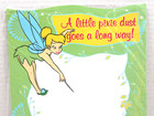Disney Tinker Bell Dry Erase Magnetic Sign National Design White Board 10 5 X 7