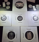 New 10 Gram Combo Lot - 5 Gram Monarch Silver Eagle Bar   5-one Gram Rounds bars