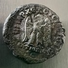 Ancient Silver Roman Coin Philip I Tetradrachm 248 Ad Antioch Eagle