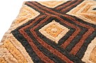 New Vintage African Kuba Shoowa Cloth Raffia Textile Panel 27x22 Kasai Velvet 12