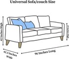 Heavy Duty Waterproof Plastic Couch Cover Pet Scratch Furniture Slipcover