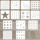 Star Stencil For Painting Stencils For Crafts Star Background Making Scrapbook 