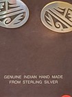 Native American Sterling Silver Cuff Links