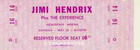 5 1968 -70  Vintage Unused Full Tickets Grateful Dead Woodstock Hendrix Reprint 