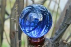 40-120mm Natural Blue Obsidian Sphere Large Crystal Ball Healing Stone