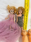 Vintage Lot Of Hard Plastic Doll Sleep Eyes Moveable Arms legs And Parts
