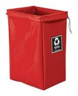 Royal Basket Trucks G00-rrx-ebn Hamper Bag 30 In H red 2heh8