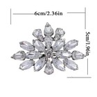 Crystal Shoe Buckles Shoe Jewelry Crystal Shoe Clips Rhinestone Shoe Clips