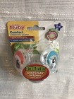 New 3   pack Nuby Comfort Orthodontic Pacifiers Baby 0-6m Boys Pacifier Wipes