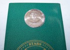 Yogi Berra Vintage Stars Showcase Baseball  999 Pure Silver Coin Hof Yankees