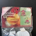 Walco 1975 Carousel Christmas Ornament Kit No  3430 Bead Sequin Makes 2