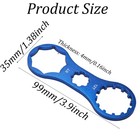Bociloy Blue Fork Cap Wrench Tool For Suntour Xcm Xcr Xct Rst 1pc 