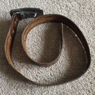 Lewis Buckles Indy 500 Indianapolis Motor Speedway Leather Belt Brown