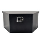 Black Steel 26 x13 3 x12  Truck Tongue Tool Box Trailer Flatbed Storage Toolbox